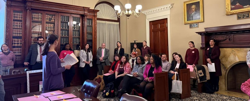 nasw Massachusetts chapter staff and members meet with state legislators